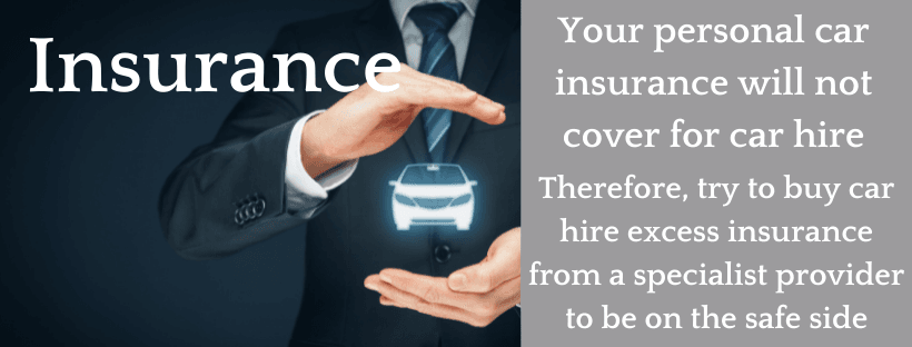insurance info for leeds bradfrod aiport car hire